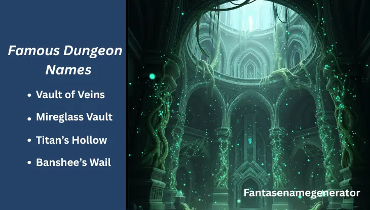 Famous Dungeon Names Famous Dungeon Names