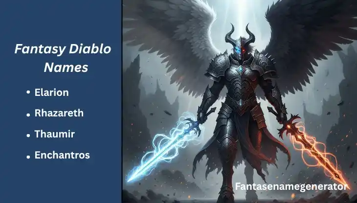 Fantasy Diablo Names Fantasy Diablo Names
