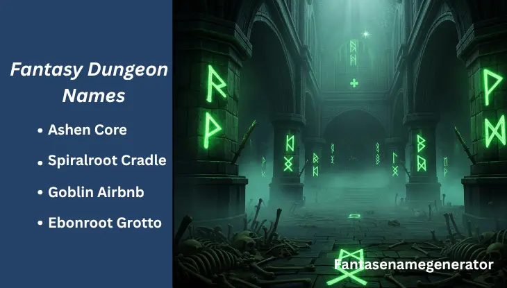 Fantasy Dungeon Names Fantasy Dungeon Names