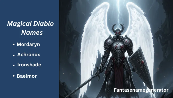 Magical Diablo Names Magical Diablo Names